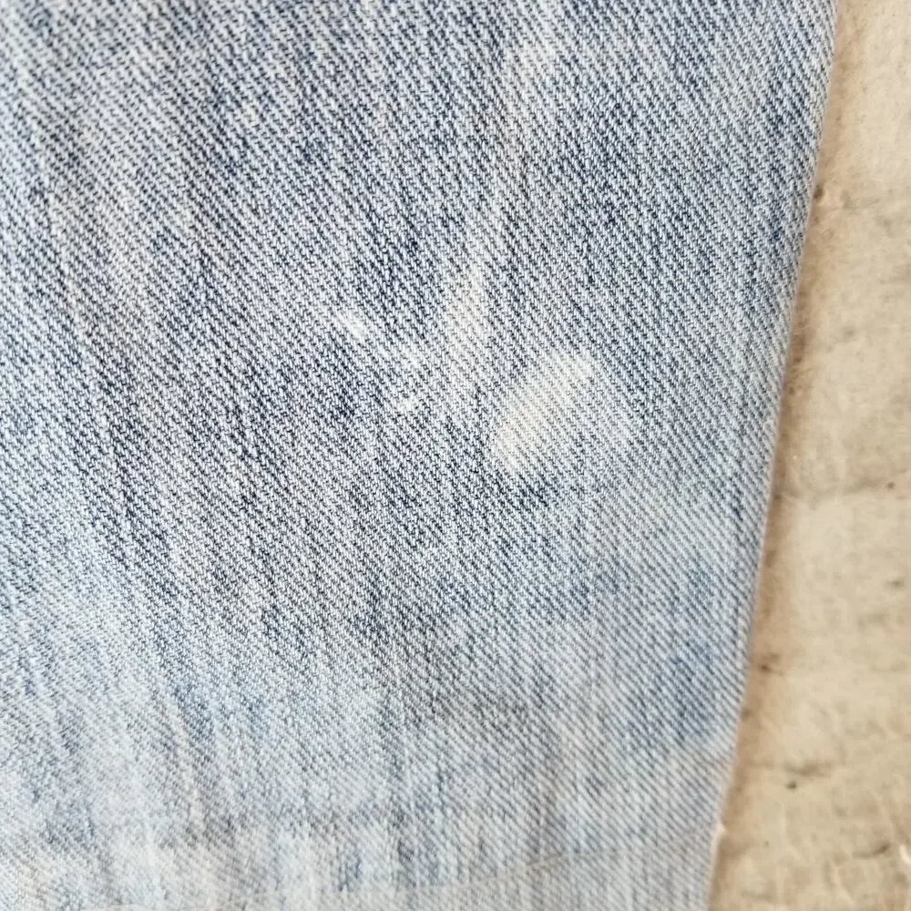 Lee jeans men's 30x26 regular fit‎ straight blue denim pants retro light wash